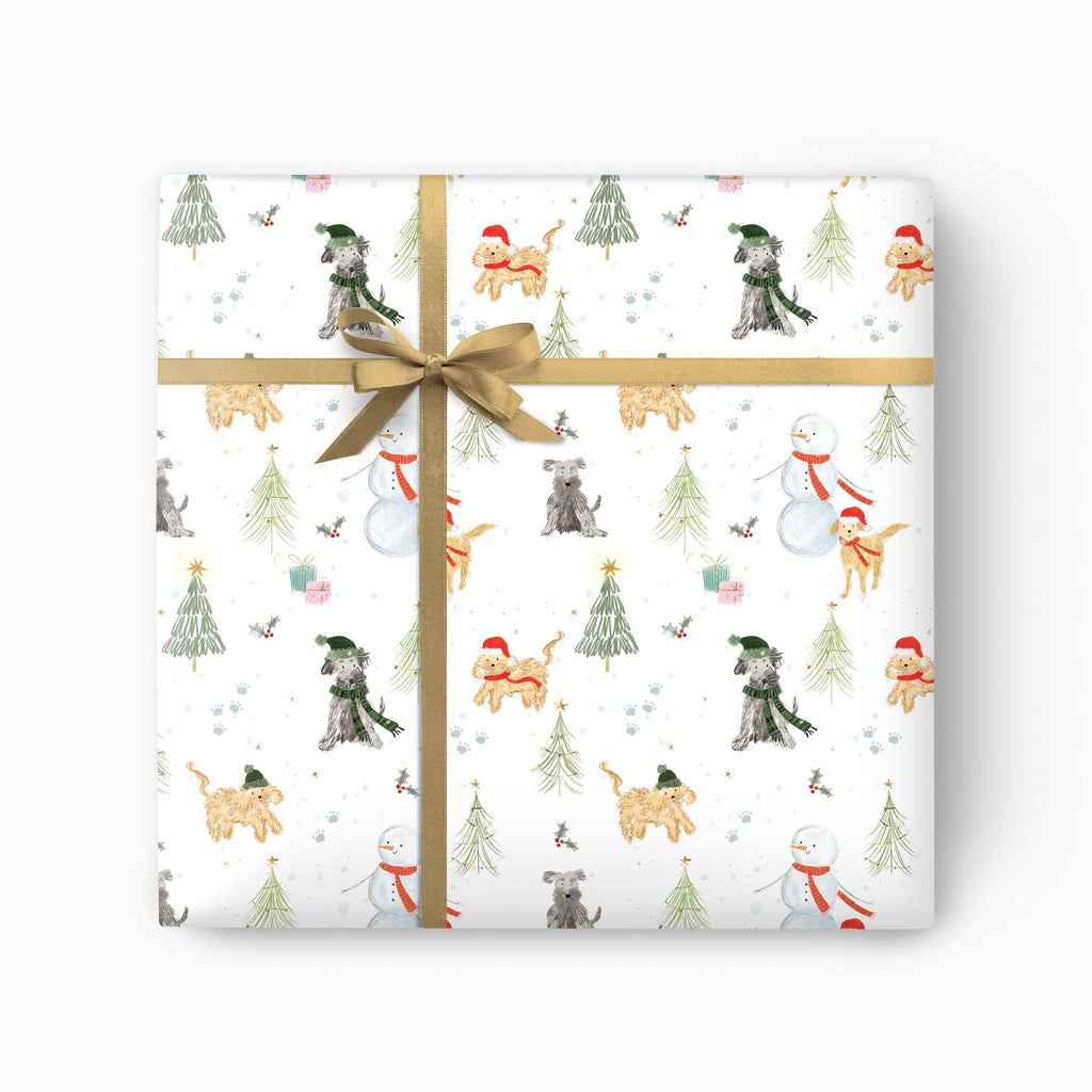 Whistlefish Scruffy & Co Christmas Wrapping Paper
