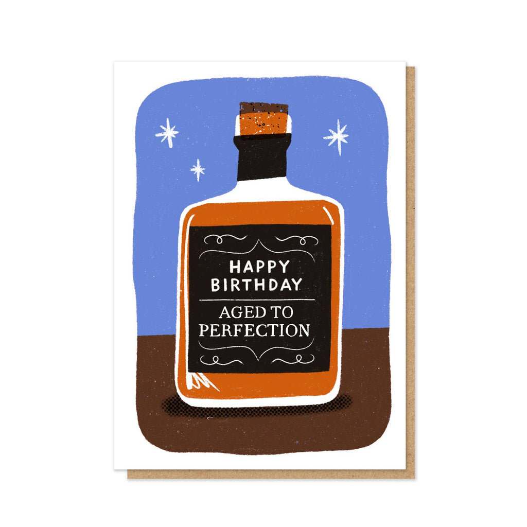 Stormy Knight Aged To Perfection Card Birthday Card Letterpress Card
