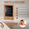 Ancient Wisdom A5 Intention Note Book - LCD Wipe Screen - Cork Leather Effect