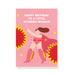 Stormy Knight Wonder Woman Birthday Card, Girl Power, Feminist Card