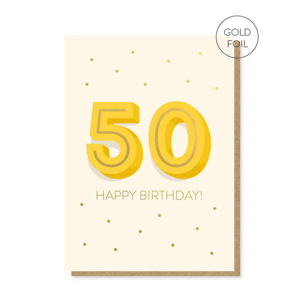 Stormy Knight The Big 5-0 Birthday Card