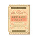 Stormy Knight New Baby Club Card, Funny Card Vintage Ticket