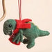 Lisa Angel Felt Festive Dinosaur Hanging Decoration