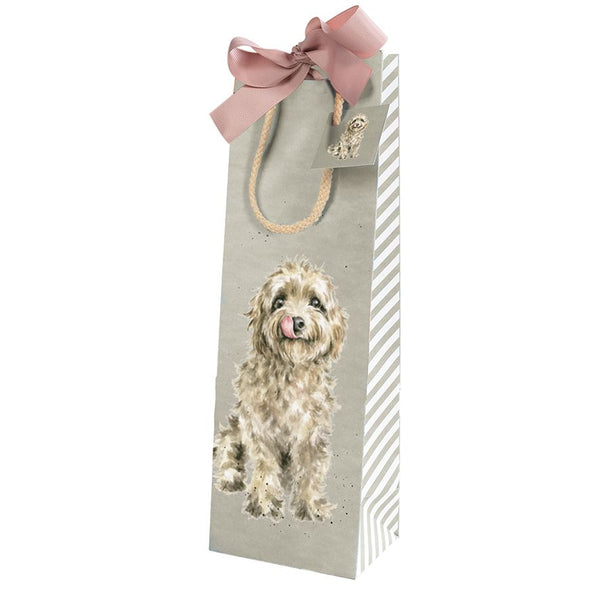 Wrendale 'Labradoodle' Dog Bottle Bag