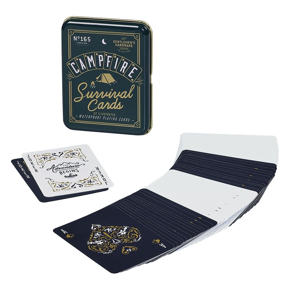 Gentlemen's Hardware Campfire Survival Waterproof Playing Cards