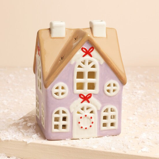 Lisa Angel Gingerbread House Ceramic LED Night Light