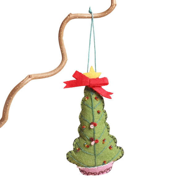 Lisa Angel Felt Christmas Tree Hanging Decoration