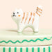 Lisa Angel Green Oval Ceramic Cat Trinket Pot