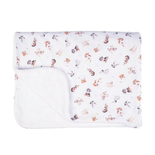 Wrendale 'Little Paws' Dog Baby Blanket