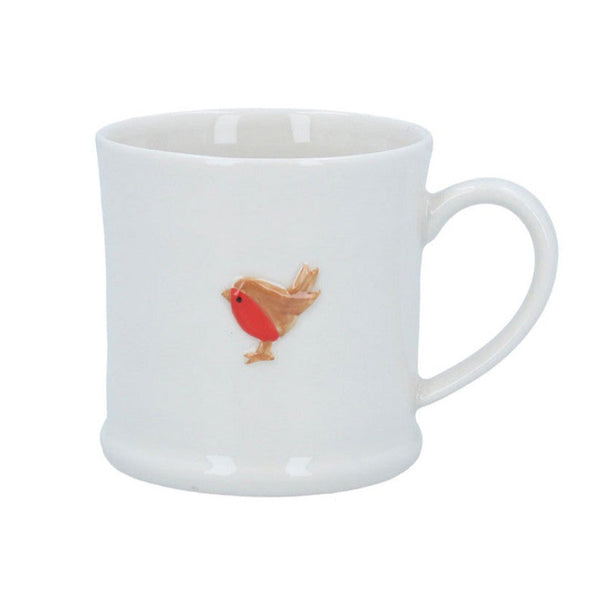Gisela Graham Ceramic Mini Mug - Robin