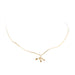 Lisa Angel Mistletoe Necklace In Gold