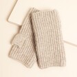 Lisa Angel Mocha Knitted Hand Warmers