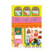 Mrs Best Paper Co. birthday card featuring a colourful illustration of a cake shop with a dog and a cat in the window.