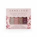 Mrs Best Paper Co. Sand + Fog 4-pack fragrance diffuser oils in vanilla, strawberry, lavender, and jasmine scents.