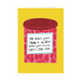 Mrs Best Paper Co. funny birthday card featuring a strawberry jam jar illustration on a bright yellow background.