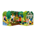 Mrs Best Paper Co. Gardening Allotment concertina greeting card featuring colorful animal garden illustrations