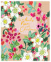 Mrs Best Paper Co. Christmas card for Nan featuring hand-painted white flowers, red berries, and gold foil text.