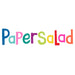Mrs Best Paper Co. Paper Salad colourful logo featuring playful typography on a white background