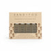 Mrs Best Paper Co. Sand + Fog 4-pack fragrance diffuser oils in vanilla, honey, and linen scents in a boxed set.