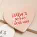 Lisa Angel Mum's Wine Goes Here Ceramic Heart Coaster