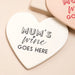 Lisa Angel Mum's Wine Goes Here Ceramic Heart Coaster