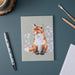 Wrendale 'Contemplation' Fox A6 Notebook