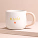 Lisa Angel Ceramic Orange Heart Nana Mug