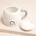 Lisa Angel Novelty Igloo Christmas Ceramic Mug with Lid
