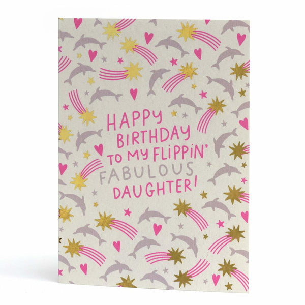 Ohh Deer Flippin Fab Daughter Greeting Card