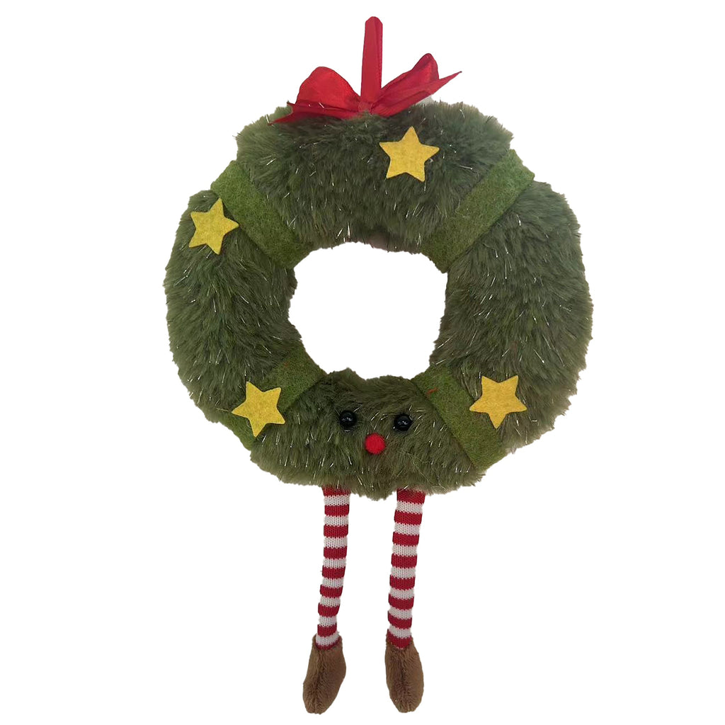 Gisela Graham Fabric Wreath Character Decoration