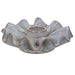 Gisela Graham Taupe Porcelain Frill Candle Holder