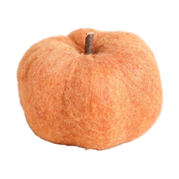 Lisa Angel Mini Orange Felt Pumpkin Hanging Decoration