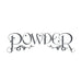 Powder Velvet Beaded Headband - Love Heart in Cornflower