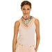 Powder Cotton Bandana - Wild Flowers - Coconut Cream