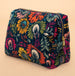 Powder Vintage Floral Large Quilted Washbag - Ink