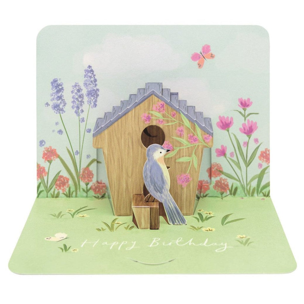 The Art File Bird House Pop Up Card