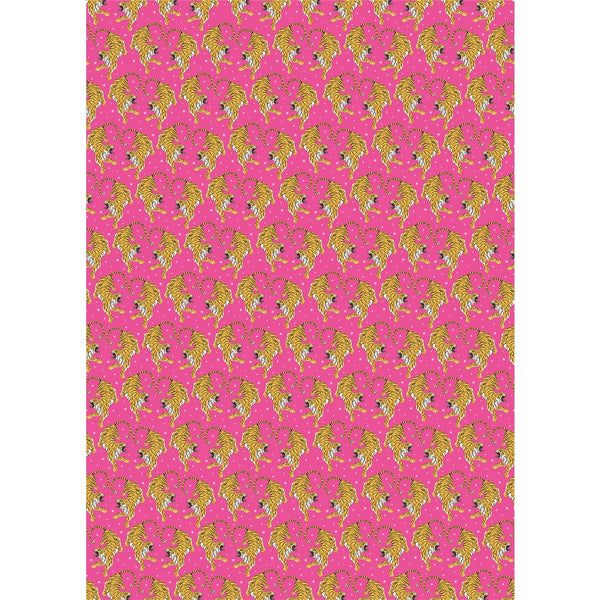 The Art File Pink Tigers Roll Wrap