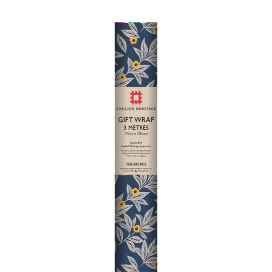 The Art File English Heritage Blue Leaf Roll Wrap 3M