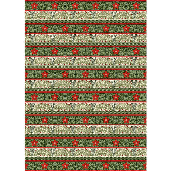 The Art File Greensleeves Christmas Roll Wrap