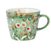 Gisela Graham Green Wild Daisy Stoneware Mug