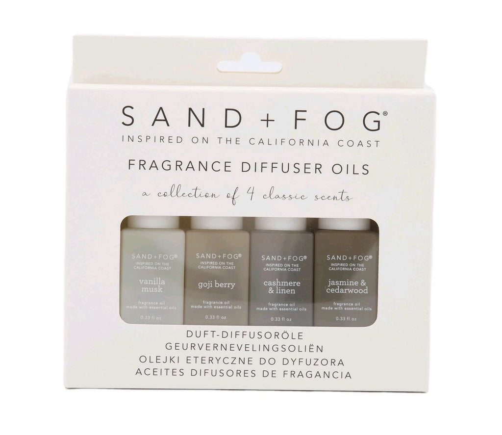 Sand + Fog 4 Pack of 10 ml Fragrance Diffuser Oils