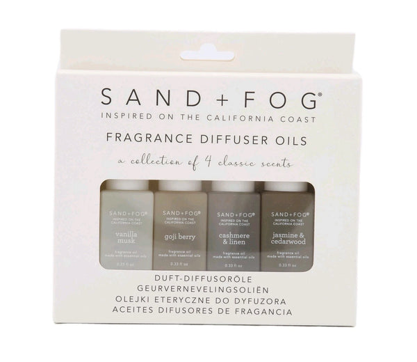 Sand + Fog 4 Pack of 10 ml Fragrance Diffuser Oils