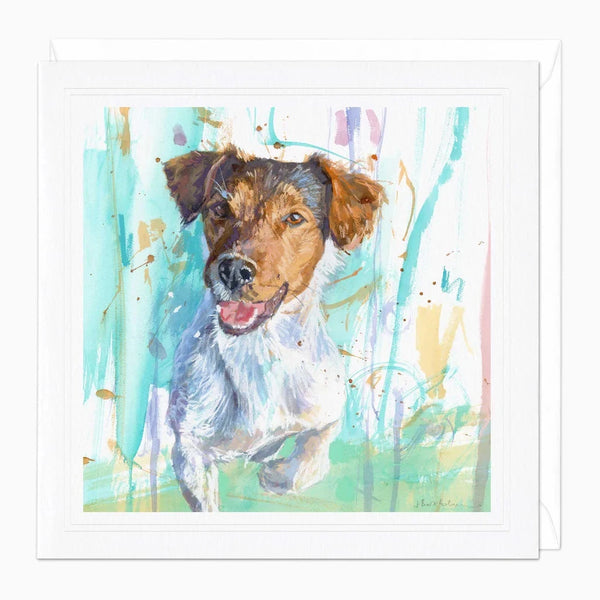 Whistlefish New Jack Russell Art Card
