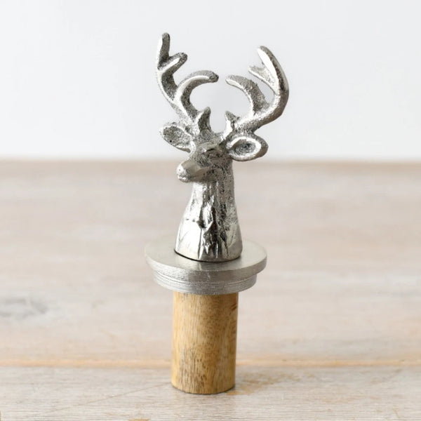 Stag Silver Bottle Topper