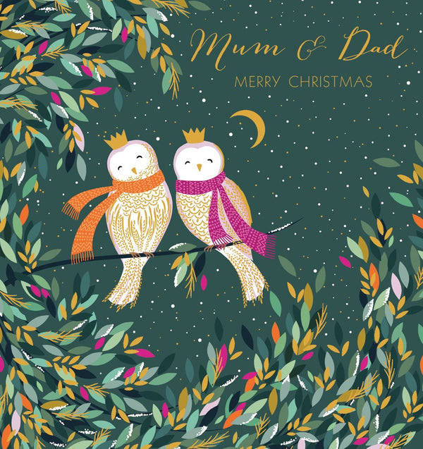 The Art File Sara Miller Mum & Dad Christmas Card