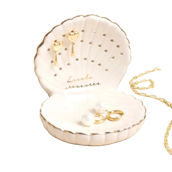 Lisa Angel Shell Earring Holder and Jewellery Dish