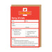 Red card with 'Snail Mail' logo and text on a white background
