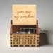 You Are My Sunshine - Wooden Music Box