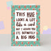 The London Studio This Card Is A Hug Sympathy Card