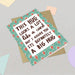 The London Studio This Card Is A Hug Sympathy Card